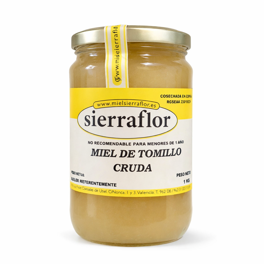 Miel De Tomillo Cruda