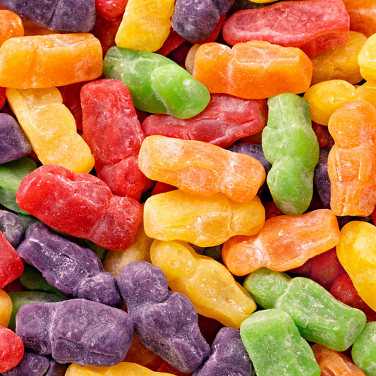 Jelly babies azúcar unidad