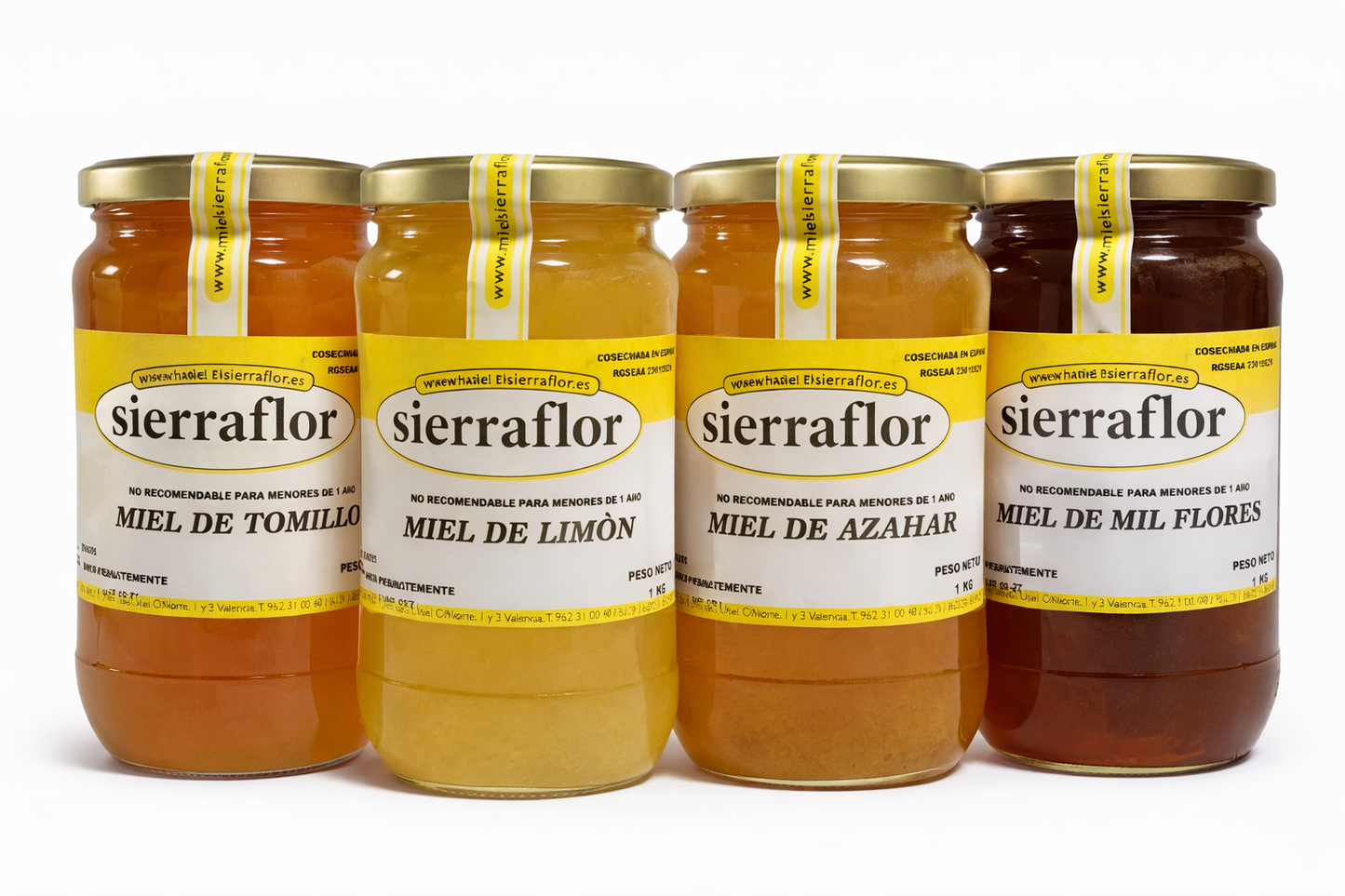 Sierra Flor Miel -1Kg Varios Tipos