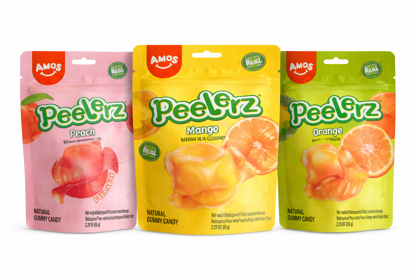 Pack De 3 Chuches Pelables -65g - 3 Tipos