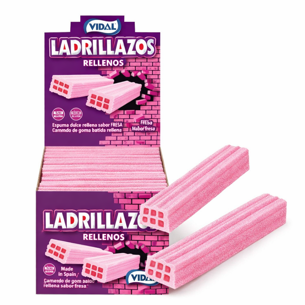Ladrillazos rellenos Fresa - Unidad